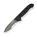 Columbia River Knife and Tool's M21-12G Black Folding Work Knife with Combo Edge Blade