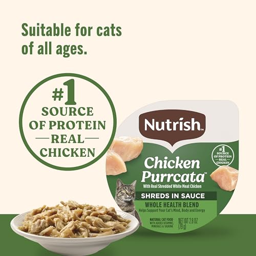 Nutrish Grain Free Chicken Purrcata Wet Cat Food, 2.8 oz. Cup (Rachael Ray) - image 6