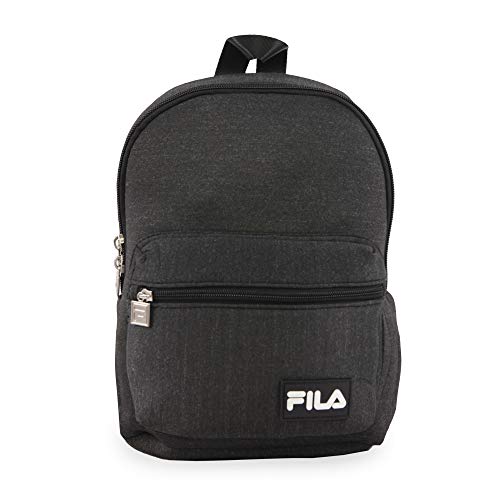 Mochila Fila negra de 12 pulgadas ideal para trayectos universitarios y oficina