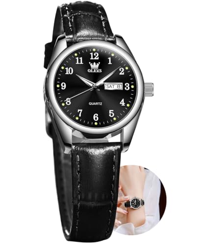 OLEVS �u���[�E�H�b�` ���f�B�[�X �C�[�W�[���[�_�[ 28mm �r���v �X�e�����X�X�`�[�� �A�i���O �V���o�[ �u���[�_�C���� ���t�t�� �h���X �N���V�b�N ���O�W���A���[ ���f�B�[�X �r���v �A���r�A�����t�� S�T�C�Y �����p�r���v, 5006-�u��