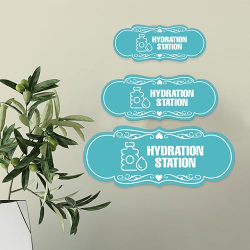 Panneau poste d'hydratation Designer Plus L pour stopper la désorientation du public