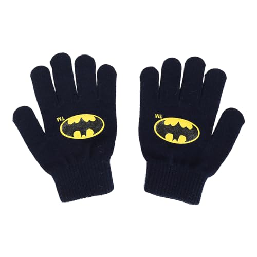 Bioworld CMB26WRBTMPP00 Batman Classic Bat Signal Youth Beanie And Gloves Set Multicolored thumb #2