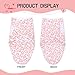 Reborn Baby Dolls Clothes Outfit Accessories Pink Heart Swaddle Blanket & Hat 2 Pcs Set for 17-22 Inch Reborn Doll Newborn Girl&Boy