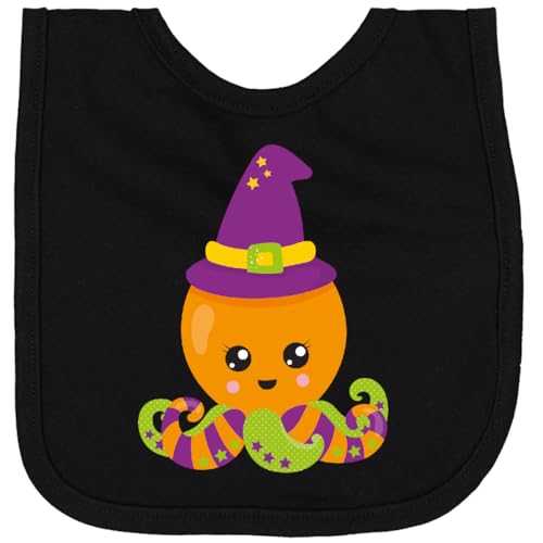 inktastic Halloween Octopus, Cute Octopus, Witch Hat, Trick or Treat Newborn Bib