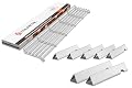 QuliMetal Flavorizer Bars and Warming Rack for Weber Genesis II E-410/E-415/E-435, Grill Parts for Weber GS4 Genesis II LX E-440 Series Gas Grills, Stainless Steel Grill Parts for Weber 66033 66045