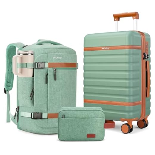 Lightweight 3-Piece Travel Luggage Set
