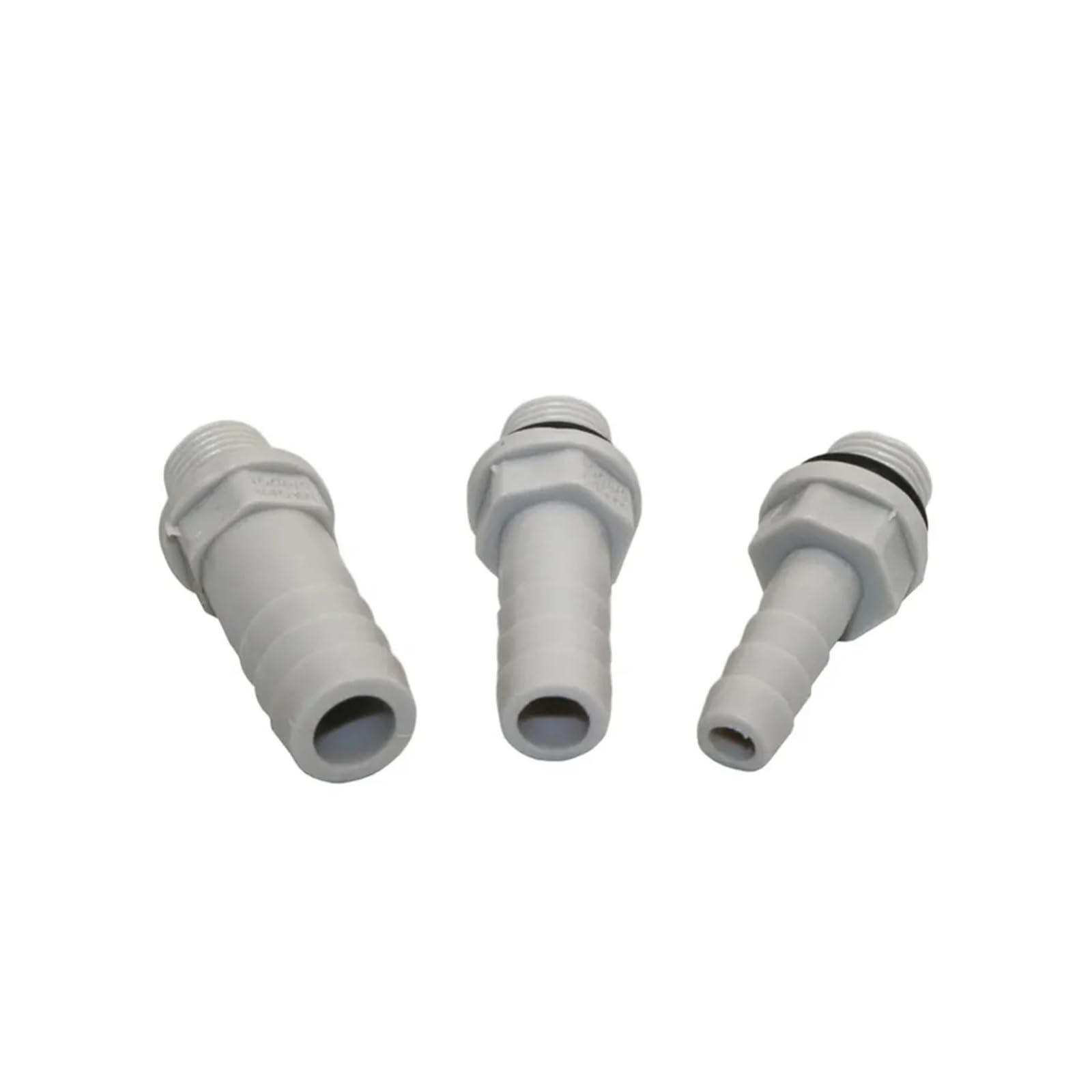 0.3 cm 0.6 cm 1 cm 1.3 cm gwint męski do 6/8/10/12 mm wąż kolczasty proste złącze plastikowe złącze pompy powietrza do akwarium adapter rury wodnej (złącze gwintowe 1I2, 8 mm, 1 szt.)
