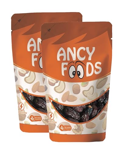 Image of Ancy Foods Dried Fruits Nuts And Seeds (Lal Khajoor /Red Dates, 500g (2x250g))