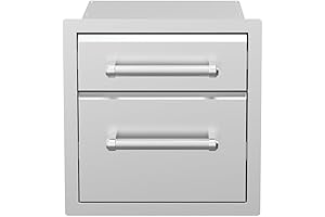 Spire Vertical Double Drawers for Outdoor Kitchens
