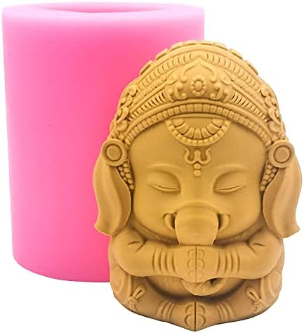 Redxin Buddha Silicone Soap Mold Candle Mold for Handmade Soap Making Candle Making DIY Craft Making Chocolate Candy Cake Making