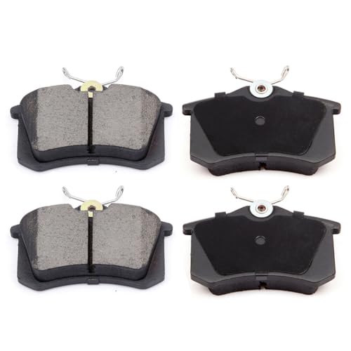 Image of AUTOMUTO Rear Brake Pad Kits, 4 Ceramic Brake Pads Set Fit D1017-7920 For Audi, For Peugeot, For Volkswagen
