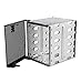 EMVANV Stainless Steel Hard Drive Cage, 5.25