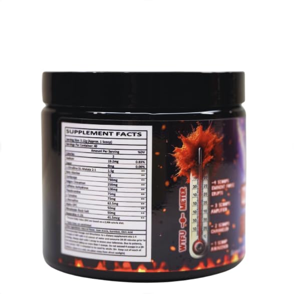 Image of YEP Wake The Faith Up Advanced Pre Workout - Not Your Basic Preworkout with Bonus Ingredients - Customizable Dosing for Your Desired Intensity - Up to 40 Servings (Apple Fire)