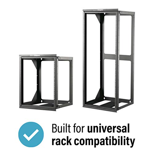 C2G 12-Port Patch Panel - Blank 1U Keystone Panel For Ethernet Cables - Works With Almost Any Snap-In Jack Including Cat6 - 03857, Black #TOP5