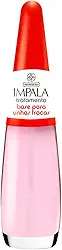 Esmalte Tratamento Base Para Unhas Fracas, Impala Cosmeticos, Rosa