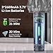 Akitas Pro H2 Handheld Vacuum hoover- 0.5kg Ultra Light, Up To 26 min Run-time, HEPA & Steel Filter, 2-in-1 Tool for Car Sofa Home