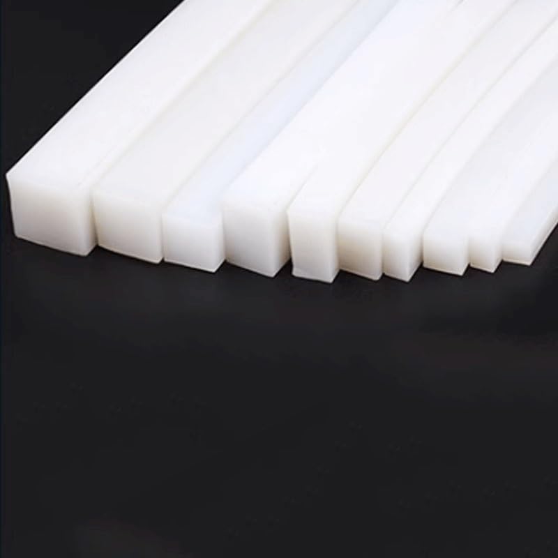 Części uszczelek z białej gumy silikonowej, z litego silikonu(5x40mm (1M))