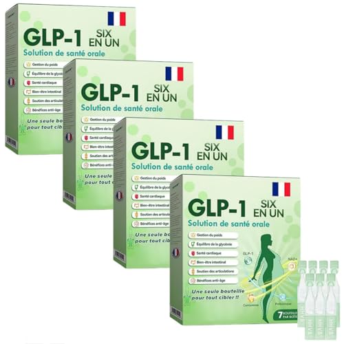 Générique - GLP-1 Perte de Poids,SIX EN-UN Solution de santé orale, GLP-1 perte de poids Goutte, SIX EN-UN glp1 perte de poids solution buvable, Perte de poids solution