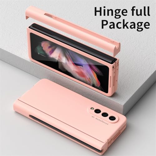Coque Galaxy Z Fold 4 avec stylo et protection antichoc rigide PC vert