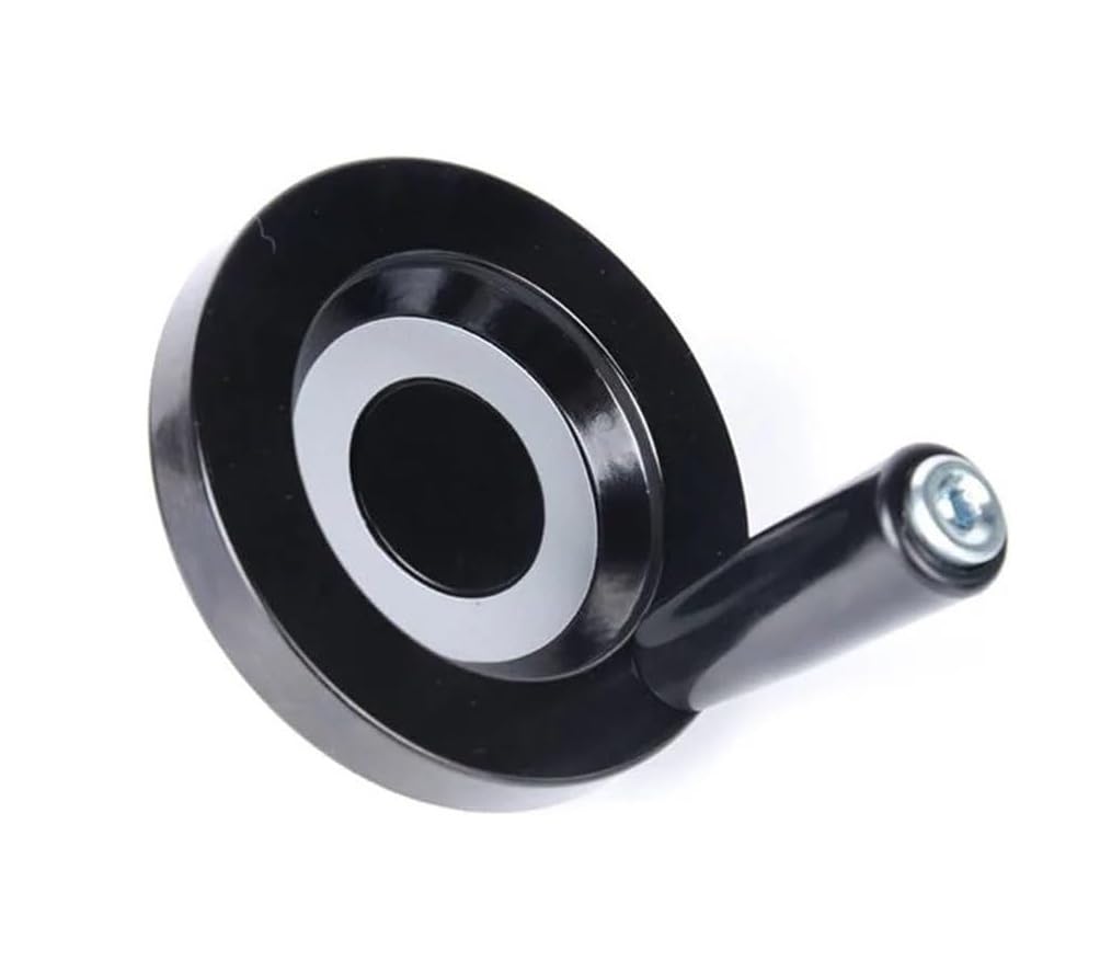 Aiuesvzxi One Color 1Pc Solid Revolving Handle Handwheel, Bakelite Black Handwheel For Lathe Machine Control Use(10Mmx80mm)