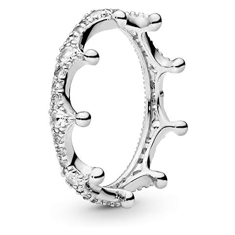 Anillo PANDORA Corona Encantada en Plata de Ley CZ 58 Cover