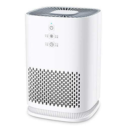Elechomes EPI081 Air Purifier for Home with True HEPA Filter, Air Cleaner Purifiers for Allergies and Pets Smokers Pollen Dust, Odor Eliminators for Home Bedroom with Aromatherapy, 215 sq. ft