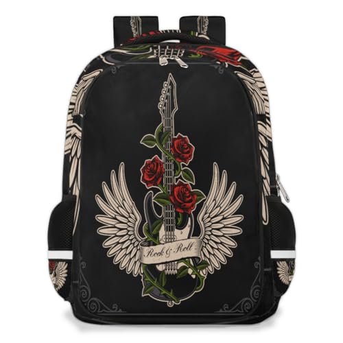 Sac à dos de guitare avec ailes TropicalLife, le cadeau parfait pour garçons, filles et adultes