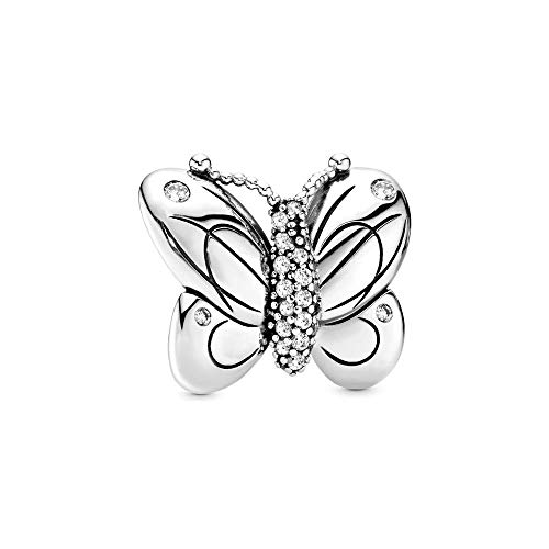 PANDORA Decorative Butterfly 925 Sterling Silver Charm - 797880CZ