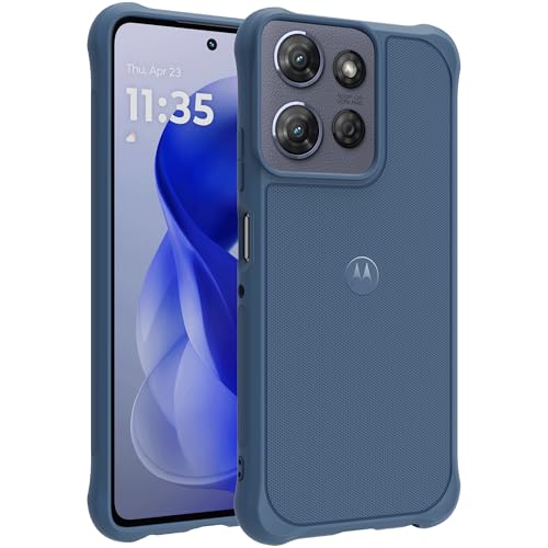 Motorola Moto G Power (2025/2026) Rugged Protective Case- Dusk Blue - Precision fit Military Grade Shock Absorbing Cover for Enhanced Phone Grip Drop Protection