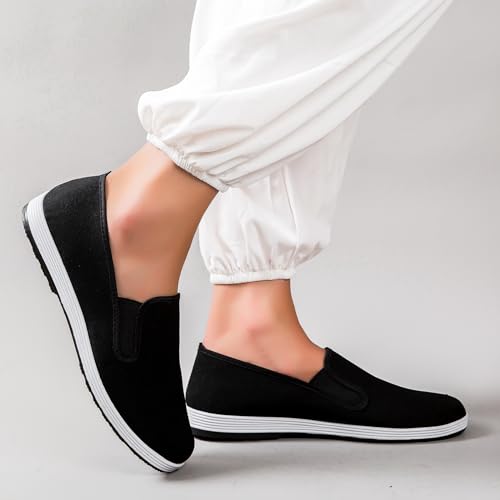 Tai Chi Chinese Old Beijing Martial Arts Cloth Kung Fu Shoes - Canvas Loafers Unisex - Image 6