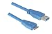 Produktbild Tecline 3 m USB A  Micro-USB B USB-Kabel blau  USB-Kabel (3 m, USB A, Micro-USB B, 3.0 (3.1 Gen 1), Stecker/Stecker, Blau)