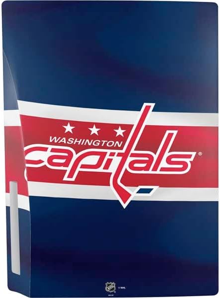 Skinit Decal Gaming Skin Compatible with PS5 Bundle - Officially Licensed NHL Washington Capitals Jersey Design