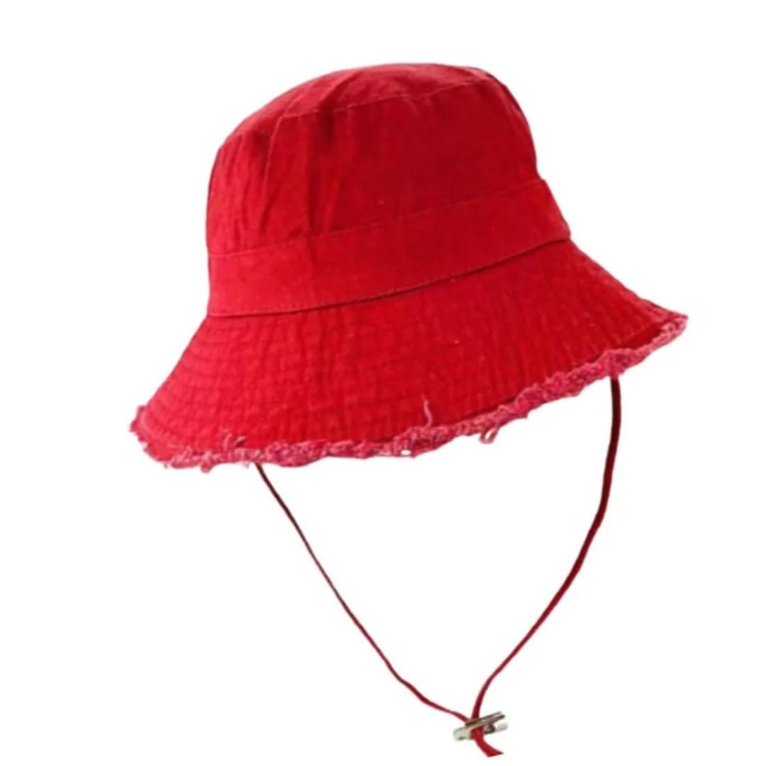 Style Bucket Hat Verstellbare Sunfisherman-Mütze Großkrempig Farbe Vier Jahreszeiten