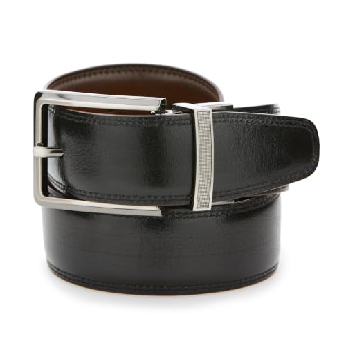 Perry Ellis Double Stitched Reversible Belt