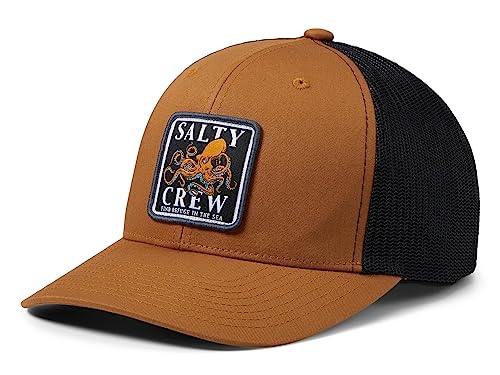 Image of Salty Crew Ink Slinger Retro Trucker Hat - Unisex Stylish Adjustable Cotton Hat for Adults