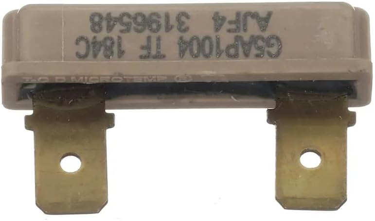 WP3196548 Oven Thermal Fuse Compatible With Whirlpool Range Stove Budora 3196548, 313214, 3147620, 504857, PS11740991