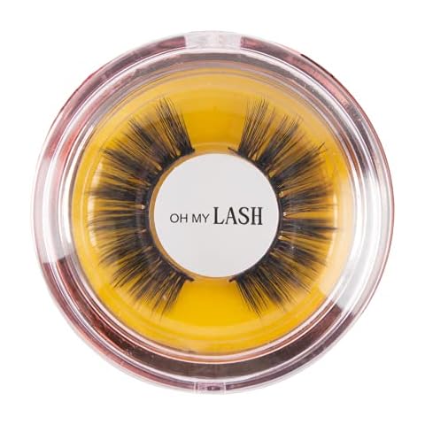 OH MY LASH Black Faux Mink False Strip Eyelashes Cover