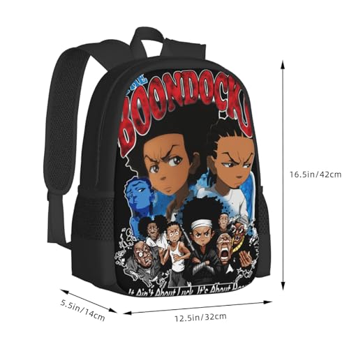 The Cute Boondocks Unisex Sports Bag, Backpack for Beach Comfortable Work Backpack Computer Bag for Men and Women3