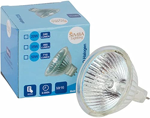 Simba Lighting Halogen MR16 20W 12V Light Bulbs (6 Pack) for Landscape, Track Lights, Fiber Optics, Desk Lamps, BAB C Spotlights with Glass Cover, GU5.3 Bi Pin Base, 2700K Warm White Dimmable by Simba Lighting - Image 7