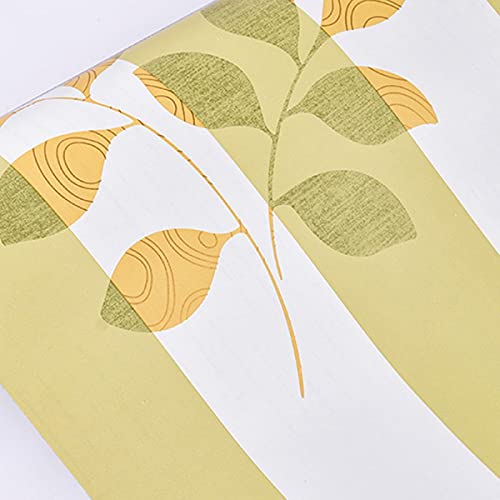 Image of Oren Empower Self Adhesive Stripe Floral Wallpaper /Waterproof PVC Vinyl Wallpaper for Bedroom, Living Room, Dining Hall, Master Room - 45 X 330 cm