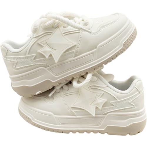 Star Shoes Walking Sneakers for Women Y2k Platform Shoes for Women Spring Summer Vacation