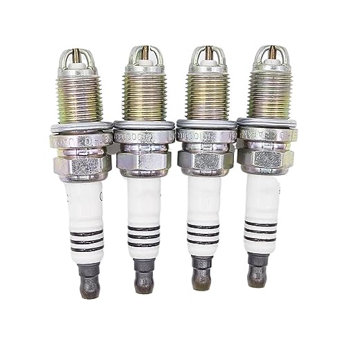 Image of spark plug 4pcs 101000033aa Spark Plug For Audi A3 A4 A6 90/100 Vw Golf Beetle Magotan 101000051aa Bkur6et10 2397 Ignition Plugs