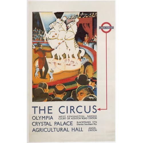 Impression sur toile de qualité supérieure Cirque 1933 format 76,2 x 101,6 cm