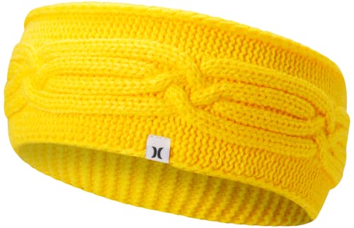Hurley Women's Winter Headband - Palos Verde Hand-Knit Ear Warmer, Infinite Gold