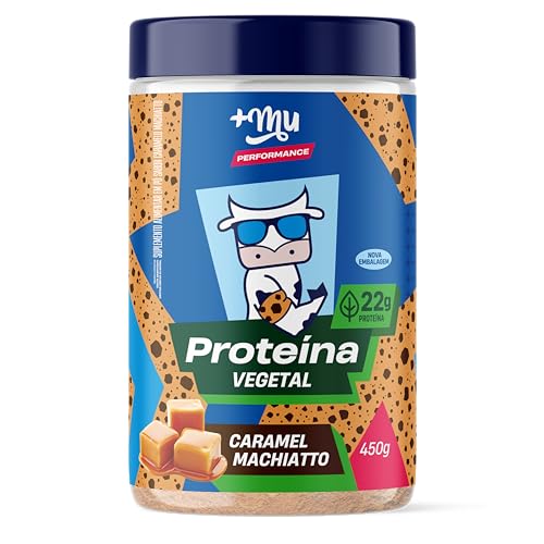 +Mu Pote Proteína Vegetal Sabor Caramel Macchiato 22g - 450g