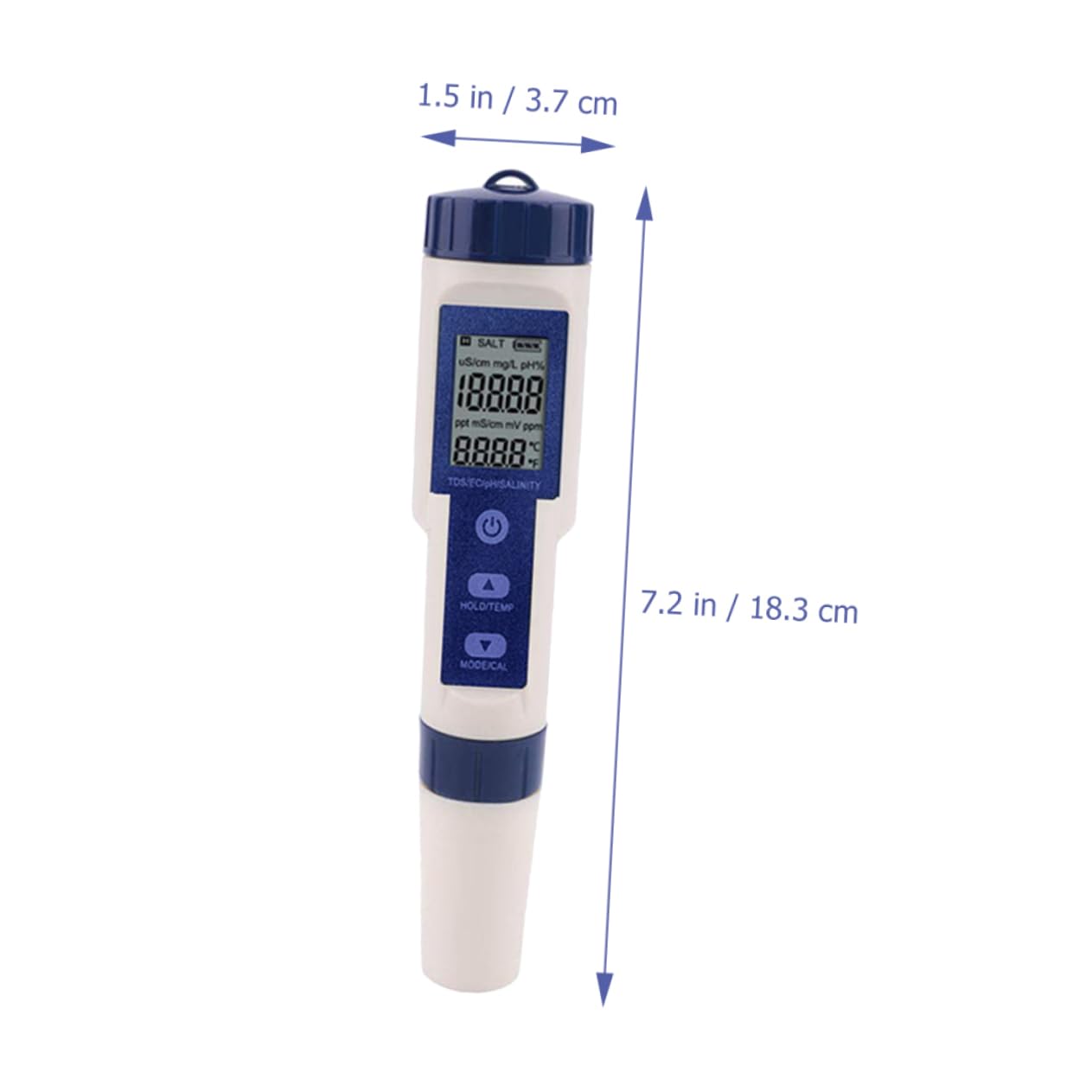 Digitaler Salzgehaltsmesser für Meerwasser mit LCD Display