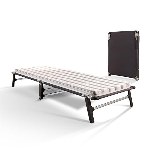 JAY-BE ME70 Mobile Folding Bed with Comfort Mattress Single