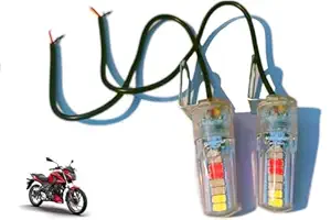 Mix colour 16 Led Strobe Light for Bike | Warning Emergency Police Light | Motorcycle Strobe Light |Compatible with Bajaj Pulsar P150