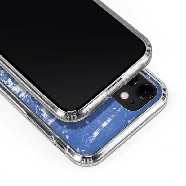 Skinit Clear Phone Case Compatible with iPhone 11 - Officially Licensed NHL New York Rangers Frozen Design
