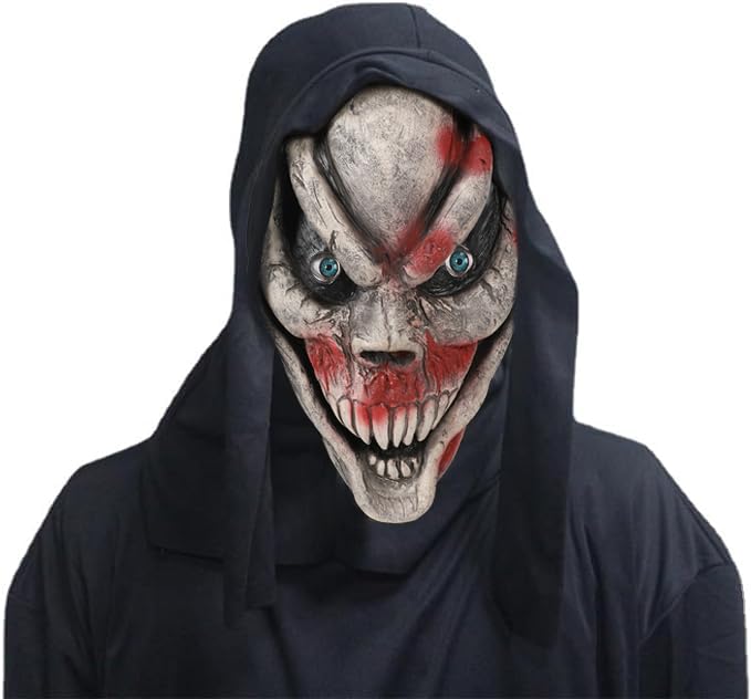 (Similar image) scream Halloween Horror Scary, Latex Masks Cosplay Costume Accessories Match with Fancy Dresses,Perfect Funny Gift for Circus or Carnival Themed Party Decoration Props